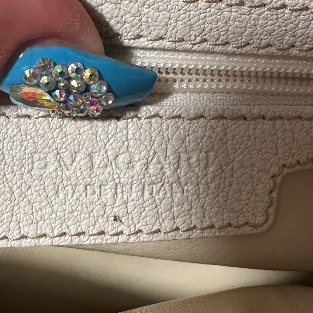 🩵Authentic Bvlgari White Leather Shoulder Bag🩵 - Picture 16 of 16